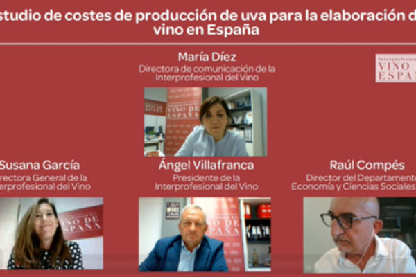 OIVE presenta su “Estudio de costes de producción de uva para la elaboración de vino en España”