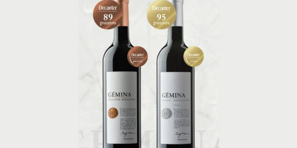 ‘Decanter’ sitúa a Gémina Cuvée Selección con 95 puntos, como el mejor vino de la D.O.P. Jumilla