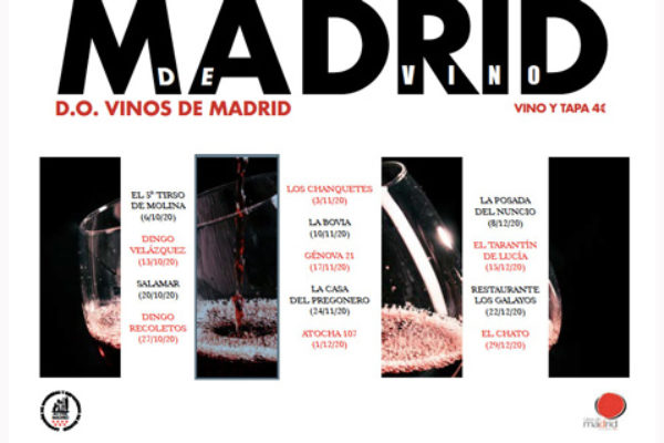 Madrid de Vino, en las mesas y terrazas de la capital y la Comunidad