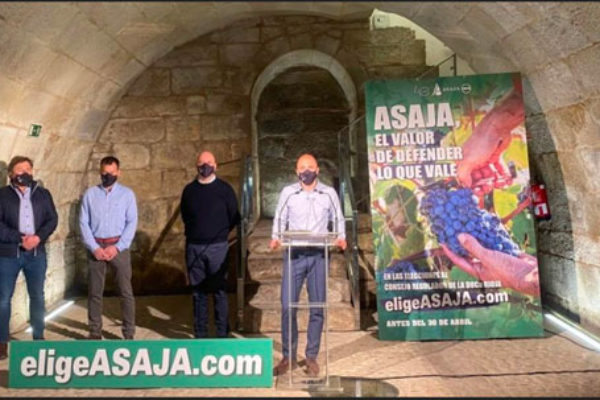 Asaja pide el apoyo de los viticultores de Rioja en la renovación del Consejo Regulador por ser un valor seguro para la defensa de sus intereses