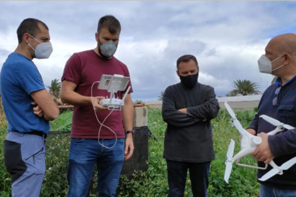 Canarias adquiere tres drones multiespectrales para controlar posibles daños en los viñedos