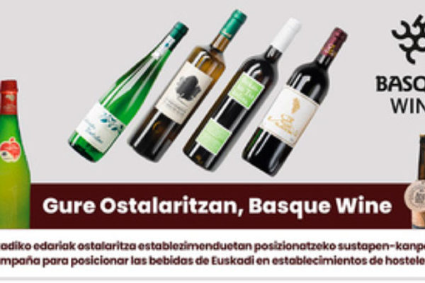 «Gure ostalaritzan, Basque Wine», un programa de apoyo de la hostelería a las bebidas de calidad de Euskadi