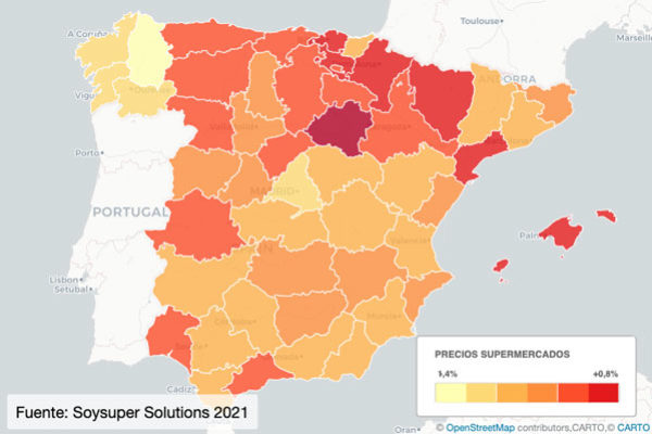 Galicia sigue siendo la comunidad autónoma más barata para la compra del supermercado, según Soysuper Solutions