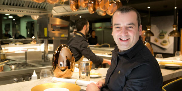 El Estrella Michelín Romain Fornell, chef francés afincado en Barcelona, nuevo embajador del jerezano brandy fundador supremo