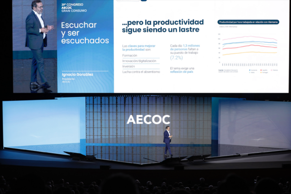 Ignacio González, presidente de AECOC, ha señalado que ‘la productividad sigue siendo un lastre en España’