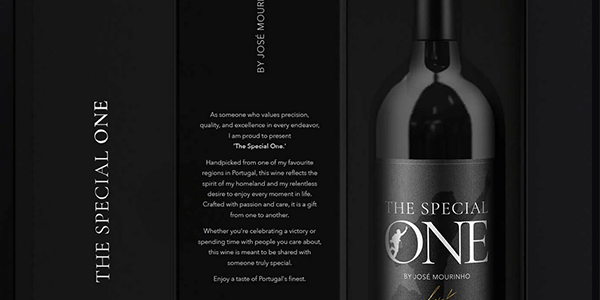 ‘The Special One’ la marca de vino de José Mourinho